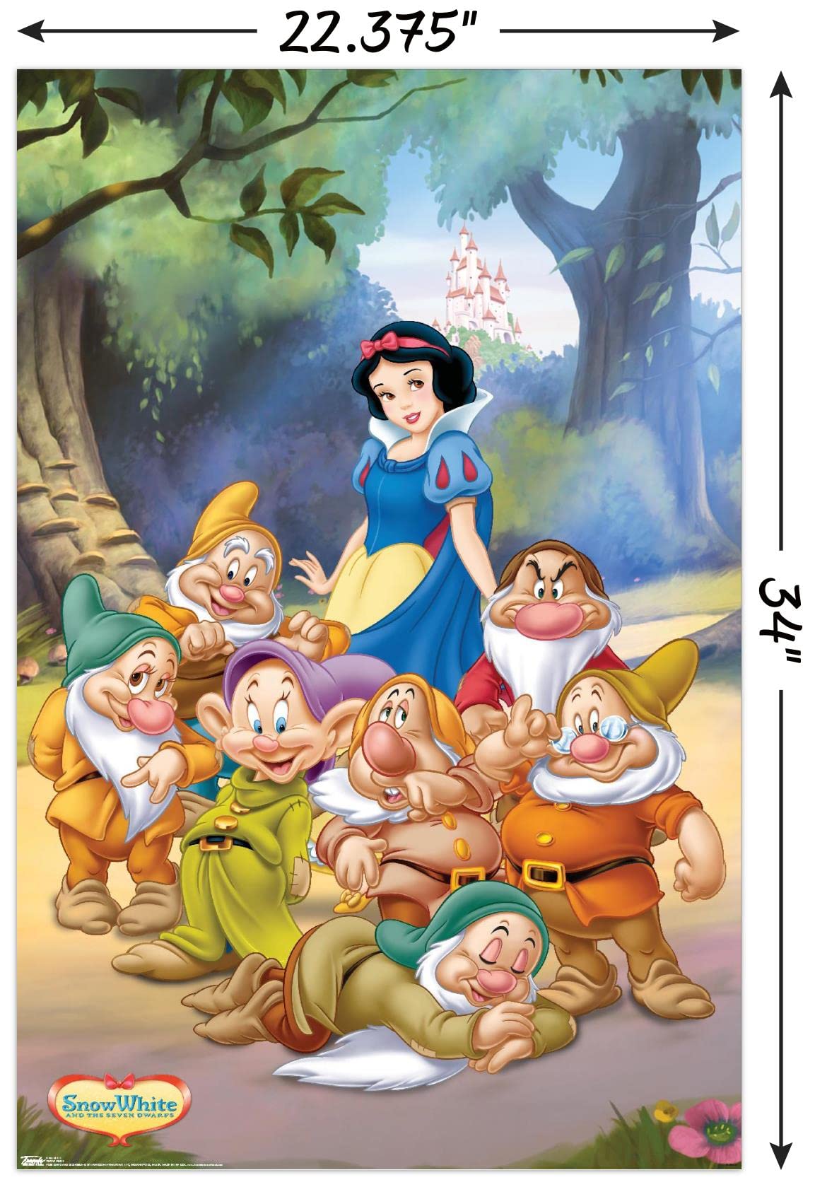 7人の小人　白雪姫　プラチナムエディション　DVD 販促ポスター Amazon.co.jp: Trends International ディズニー 白雪姫と七人の小人